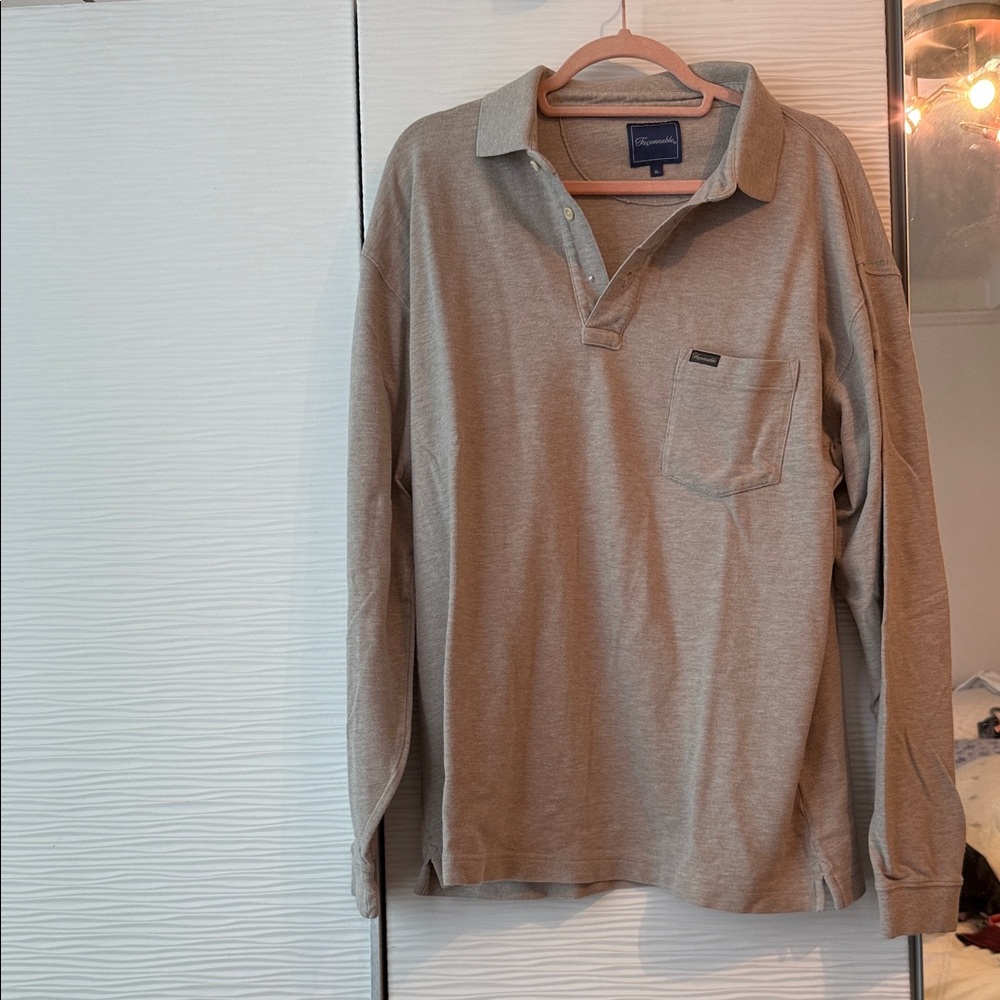 Faconnable Tan Polo Shirt XL